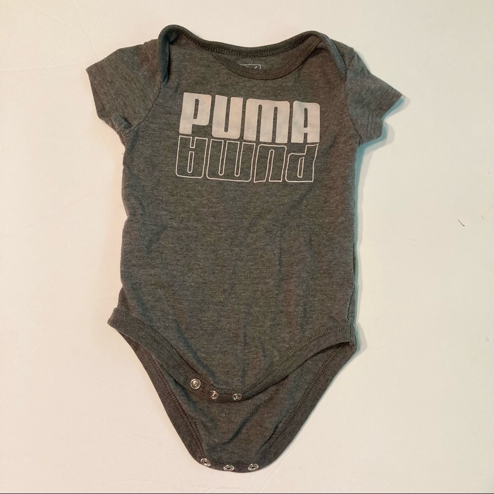 2 for $10 | Grey Puma Onesie 6-9 Mos
